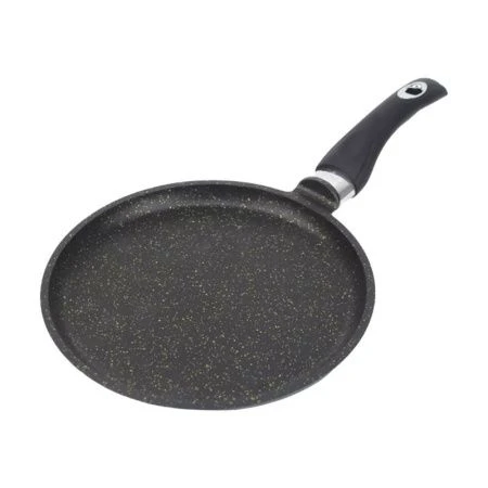 Сковорода блинная 24см алюминий АП Granit Perfection black gold с несъемной ручкой (12)
