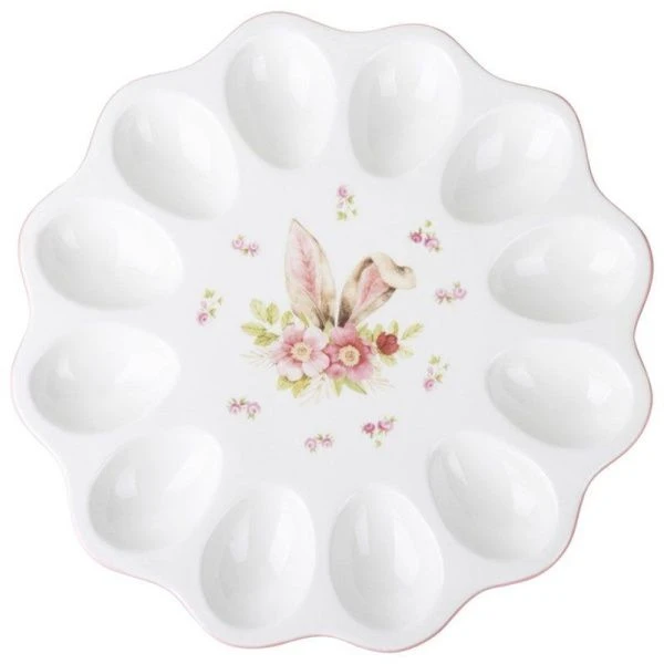 Подставка для яиц (на 12шт) 27,5*27,5*2см керамика Sunday (18)