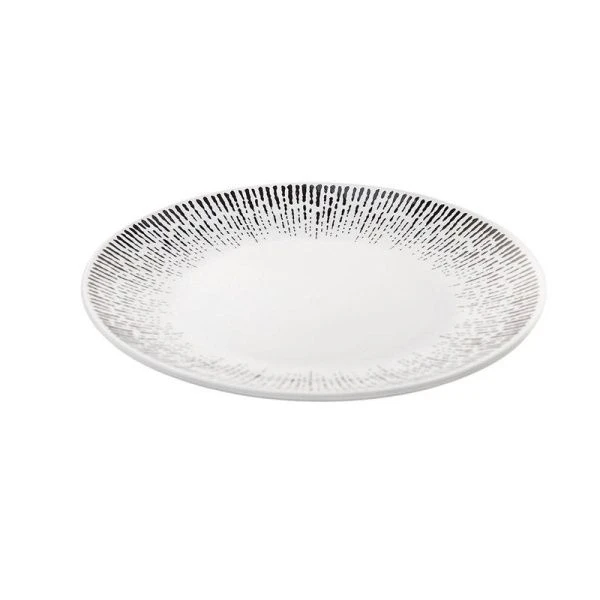 Тарелка мелкая 23см керамика MILA RIPSY обеденная 253-27009 (36)