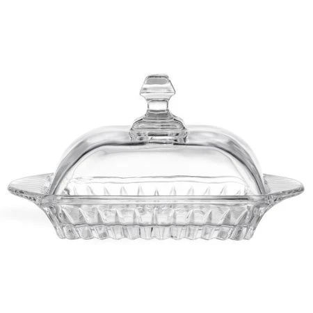 Масленка 17,5*10,5см h9см стекло Muza Crystal (24)