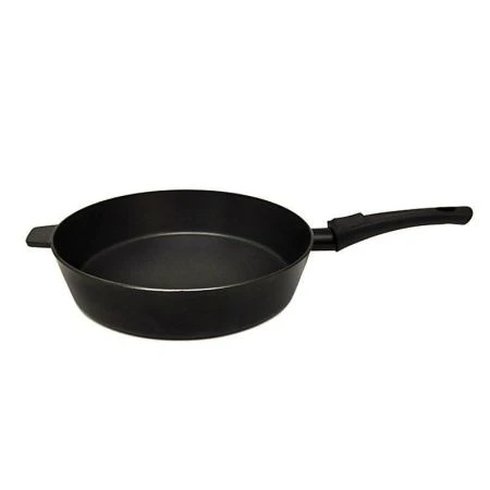 Сковорода 28см алюминий АП ХОЗЯЮШКА без крышки съемная пласт.ручка антрацит (10)