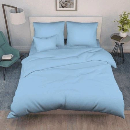 КПБ 2сп поплин 100%хлопок (пр. на резинке 160*200, под. на молнии 175*215, нав. с ушками 70*70*2)