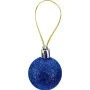 Новогоднее украшение. Набор синих елочных шаров 4 см 12 шт НУ-5358