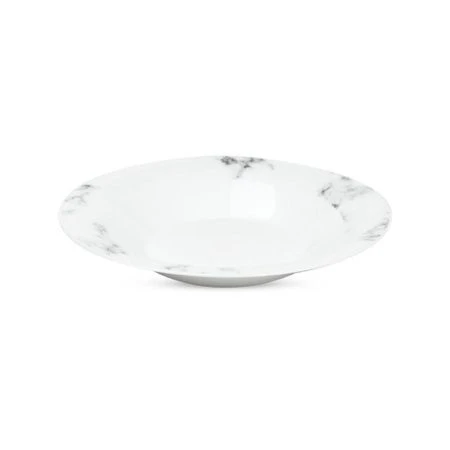 Тарелка глубокая 21,5см стеклокерамика БЕЛЫЙ МРАМОР суповая (6/48)