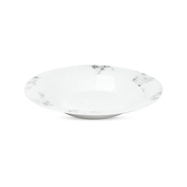 Тарелка глубокая 21,5см стеклокерамика БЕЛЫЙ МРАМОР суповая (6/48)