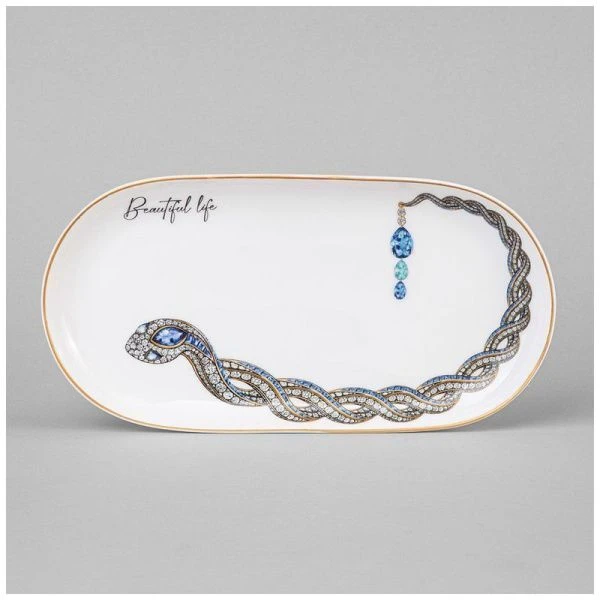 Блюдо 20,5см фарфор BEAUTIFUL LIFE овальное (60)