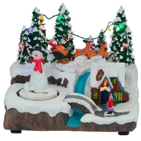 Фигурка декоративная Рождество (подсветка, движение, 3xAA, не прилаг.), L19 W14,5 H16 см