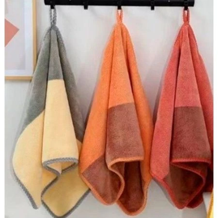 Полотенце кухонное микрофибра 75*38 половинки