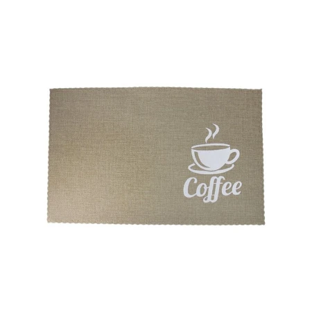 Салфетка сервировочная 44*29см ПВХ COFFEE бежевая JC-15499 (300) Салфетка сервировочная 44*29см ПВХ COFFEE бежевая JC-15499 (300)
