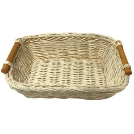 Корзинка плетеная с ручками ротанг 19*14*6см 06-127 (1)