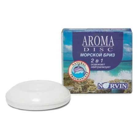 Освежитель воздуха дисковый NORVIN море (12)