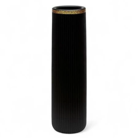 Ваза для сухоцветов 60см керамика черная JC-16003 (8)