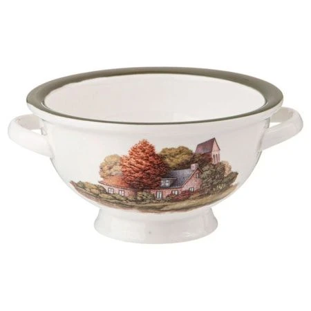 Салатник с ручками 300мл 14*12*6,5см фарфор Family House (2/32)