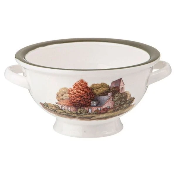 Салатник с ручками 300мл 14*12*6,5см фарфор Family House (2/32)