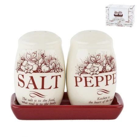 Набор для специй 2пр керамика МАРСАЛА на подставке 11*6*8,5см (72)