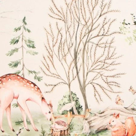 Скатерть 100% хлопок/саржа 148*218 +/-2см Лесная сказка