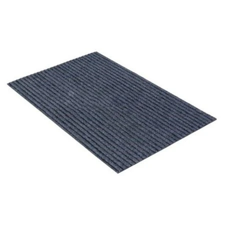 Коврик придверный полиэстер/резина 40*60см влаговпитывающий icarpet Ребристый графит 01 (30)