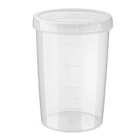 Контейнер пищевой 1л 10,7*15см пластик ВИНТАЖ ТВИСТ с завинчивающейся крышкой (33)