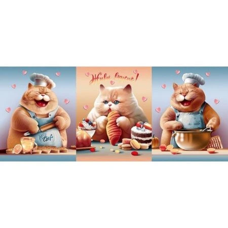 Полотенце кухонное 45*60см вафельное ШЕФ-ПОВАР