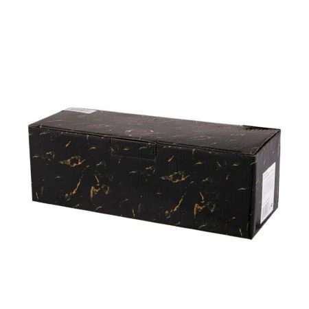 Набор для специй 3пр фарфор FANTASY на дер.подставке черный (12)