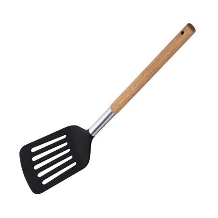 Лопатка кулинарная с прорезями 33,8*8,8см нейлон Acacia с дер.ручкой 93-TO-AC-04 (100)