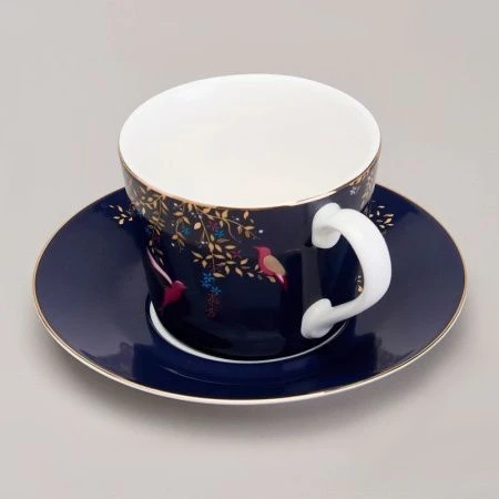 Чайный набор 2пр фарфор Golden Birds на 1 персону 220мл (18)