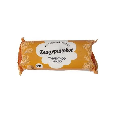 Мыло туалетное твердое глицериновое 100г (87)