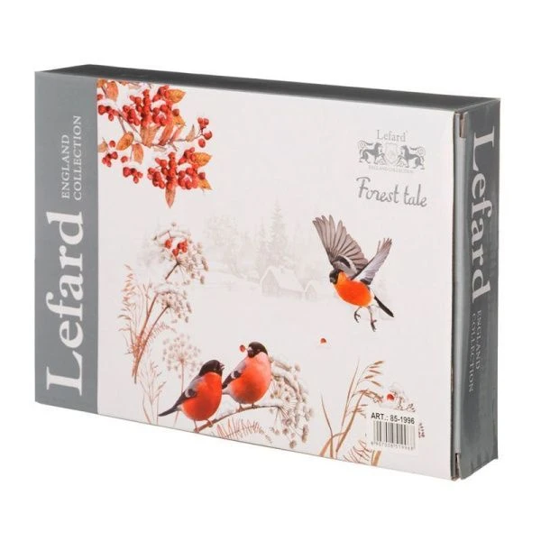 Блюдо прямоугольное 25*16*3см фарфор ЛЕСНАЯ СКАЗКА (12)