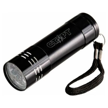 Фонарь ал СТАРТ LHE 203-C1 9 LED корпус черный пит. 3*ААА (50)