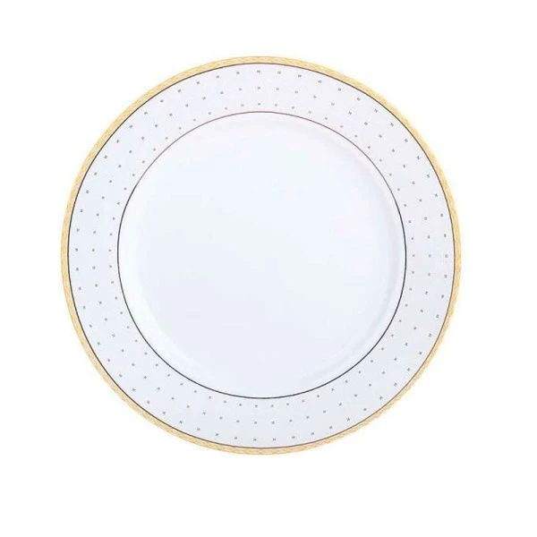 Тарелка мелкая 23см фарфор HARRINGTON обеденная ф.круг NB207P9 (6/36) ВЫВОД