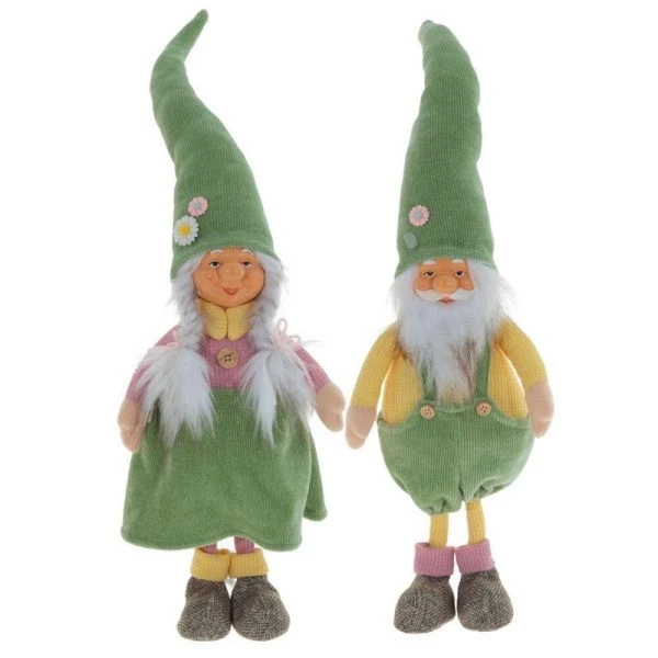 Игрушка мягкая Гном текстиль 17*17*60см, 2 вида (32)