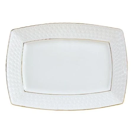 Блюдо 18см керамика СНЕЖНАЯ КОРОЛЕВА прямоугольное S705718-A/з (12/72)