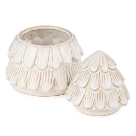 Банка для сыпучих продуктов 12,4*12,4*15,2см керамика Pine Cones (12)