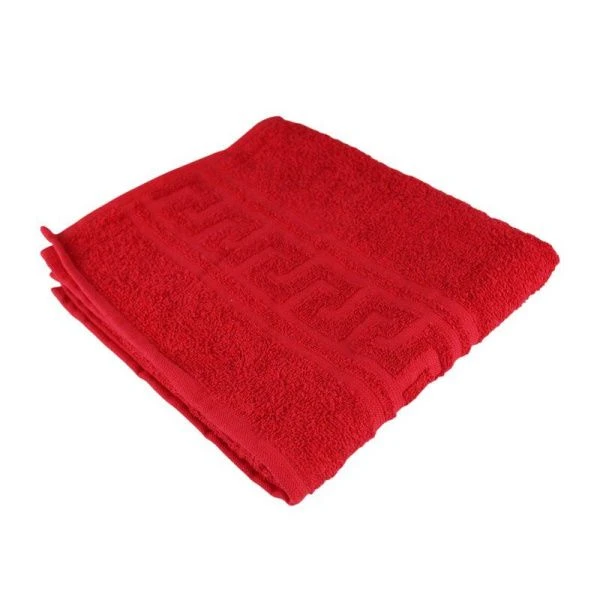 Полотенце махровое 50*90см 109 красный 380гр