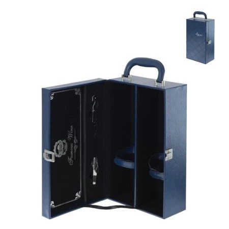 Шкатулка для бутылок с набором сомелье 19,5*12*35см дерево (10)