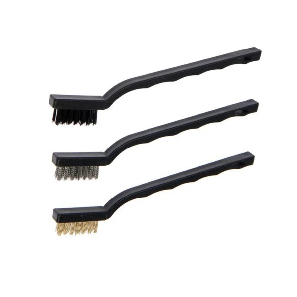 Набор щеток металл ручных, пластиковые рукоятки, малые, 3 шт. TUNDRA (1)