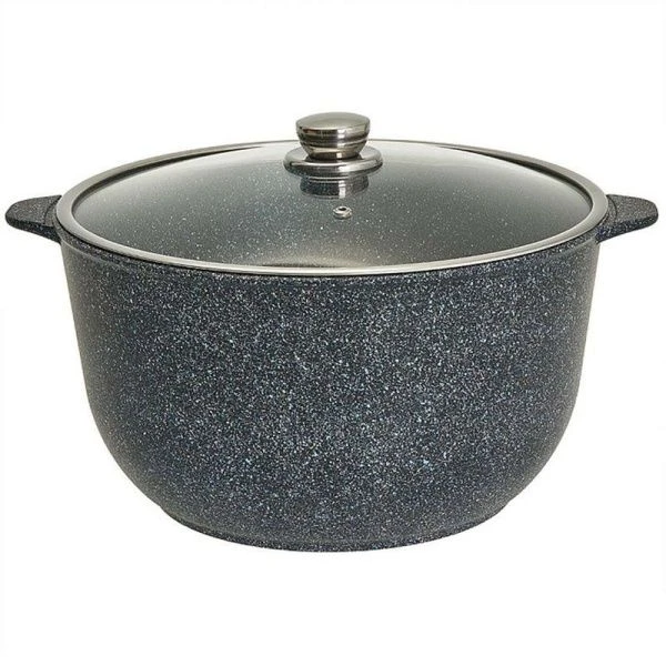 Казан 10л алюминий АП МЕГАЛИТ 14 стекл.крышка в инд.упаковке (3)