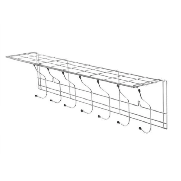 Вешалка 7 крючков цинк угловая с шариками (тнп-11.3) (10) 643