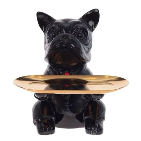 Подставка для мелочей Собака с подносом 17,5*17*20см металл (8)