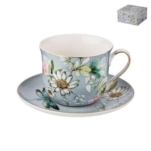 Чайный набор 2пр фарфор БЛОССОМ на 1 персону 400мл (24)
