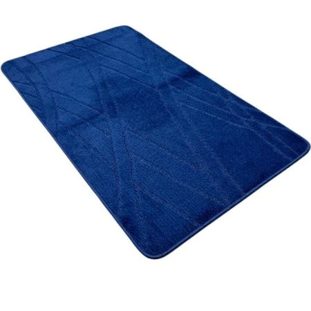 Коврик в ванную 50*80см полипропилен MAXIMUS 10604 D.BLUE тёмно-синий 2582