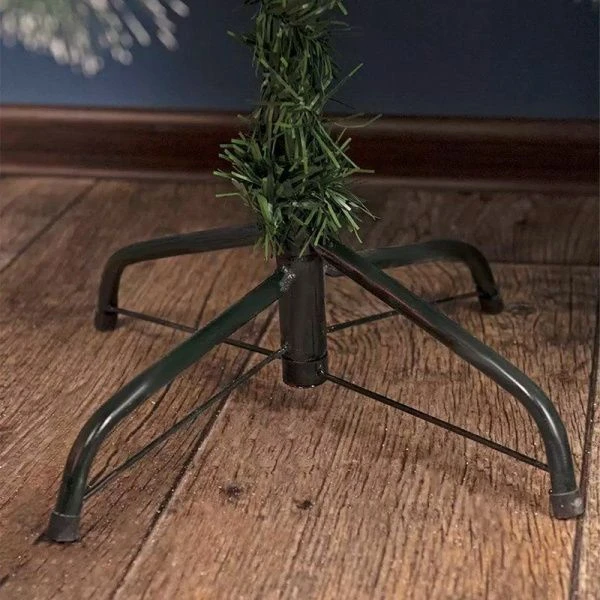 Елка искусственная 210см Сосна заснеженная с шишками и ягодами 877 веток НУ-7732