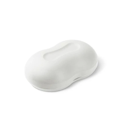 Мыльница закрытая пластик светло-серая С10СЕР (60)