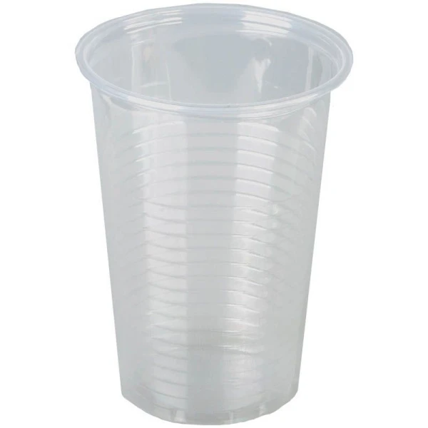 Стакан одноразовый 200мл полистирол прозрачный (100/3000/20/3500/4000) 170-0024