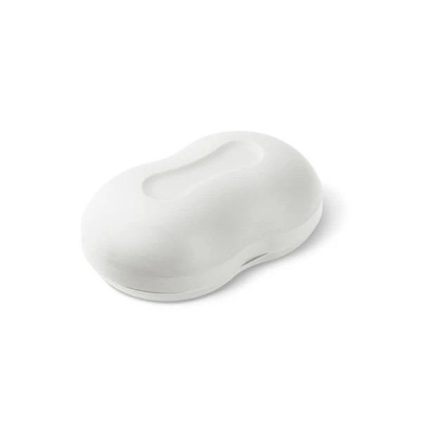 Мыльница закрытая пластик светло-серая С10СЕР (60)