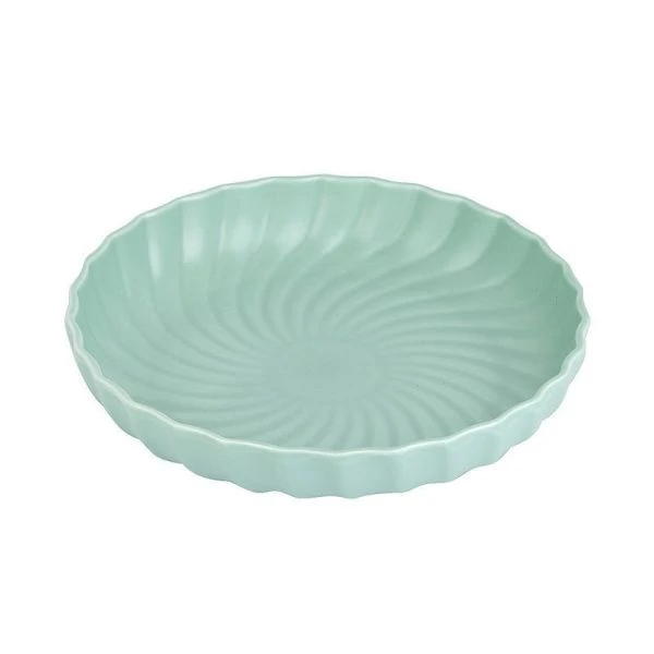 Тарелка глубокая 21см h4см фарфор Fresh Taste. Green (24)