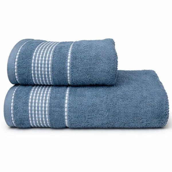 Полотенце махровое 70*140см SPORTY синий 400гр