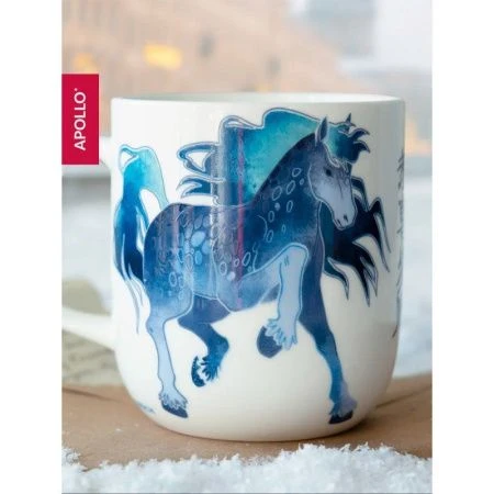 Кружка 600мл фарфор Stallone Basalto синий SLB-600-B