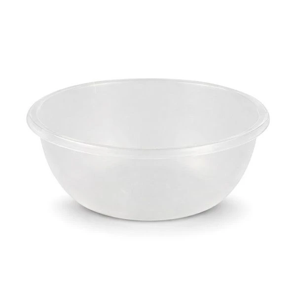 Таз 10л пластик ЛЮКС прозрачный круглый (30)