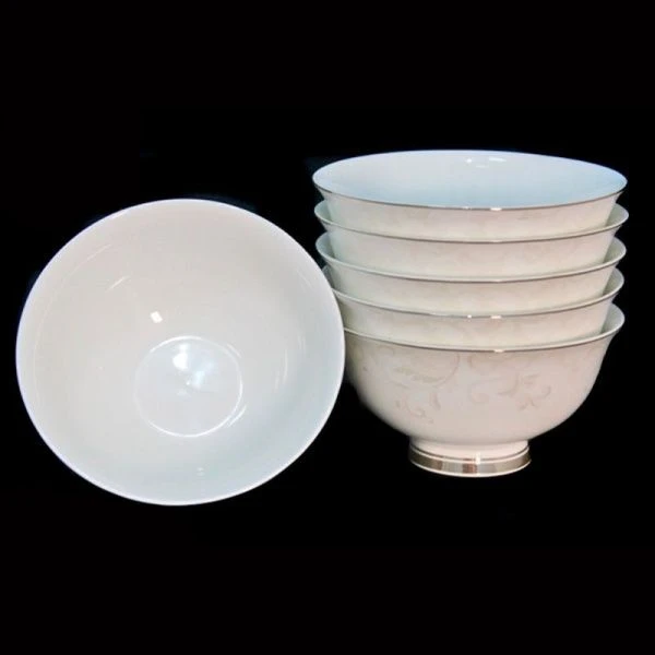 Салатники набор 6шт 11,5см фарфор СЕРЫЙ ШЕЛК подар.уп. (16) ВЫВОД